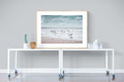 Atlantic Beach-Wall_Art-120 x 90cm-Framed Print-Wood-Pixalot