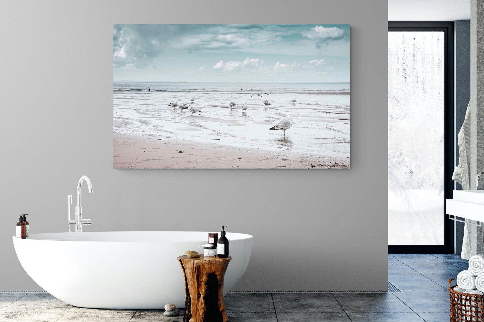 Atlantic Beach-Wall_Art-180 x 110cm-Mounted Canvas-No Frame-Pixalot