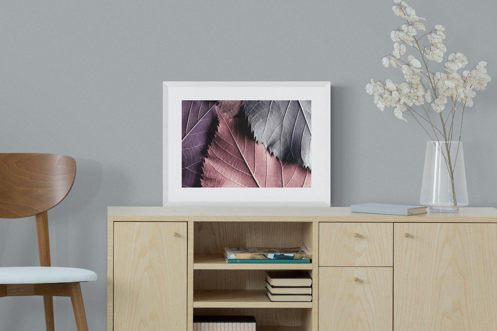 Autumnal-Wall_Art-60 x 45cm-Framed Print-White-Pixalot