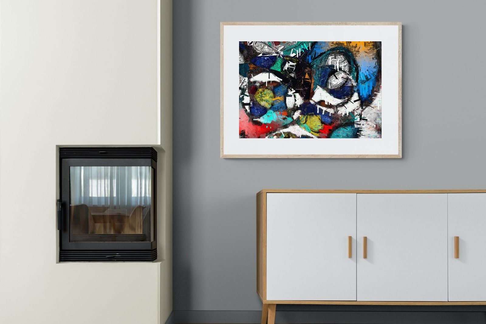 Avant-Garde-Wall_Art-100 x 75cm-Framed Print-Wood-Pixalot
