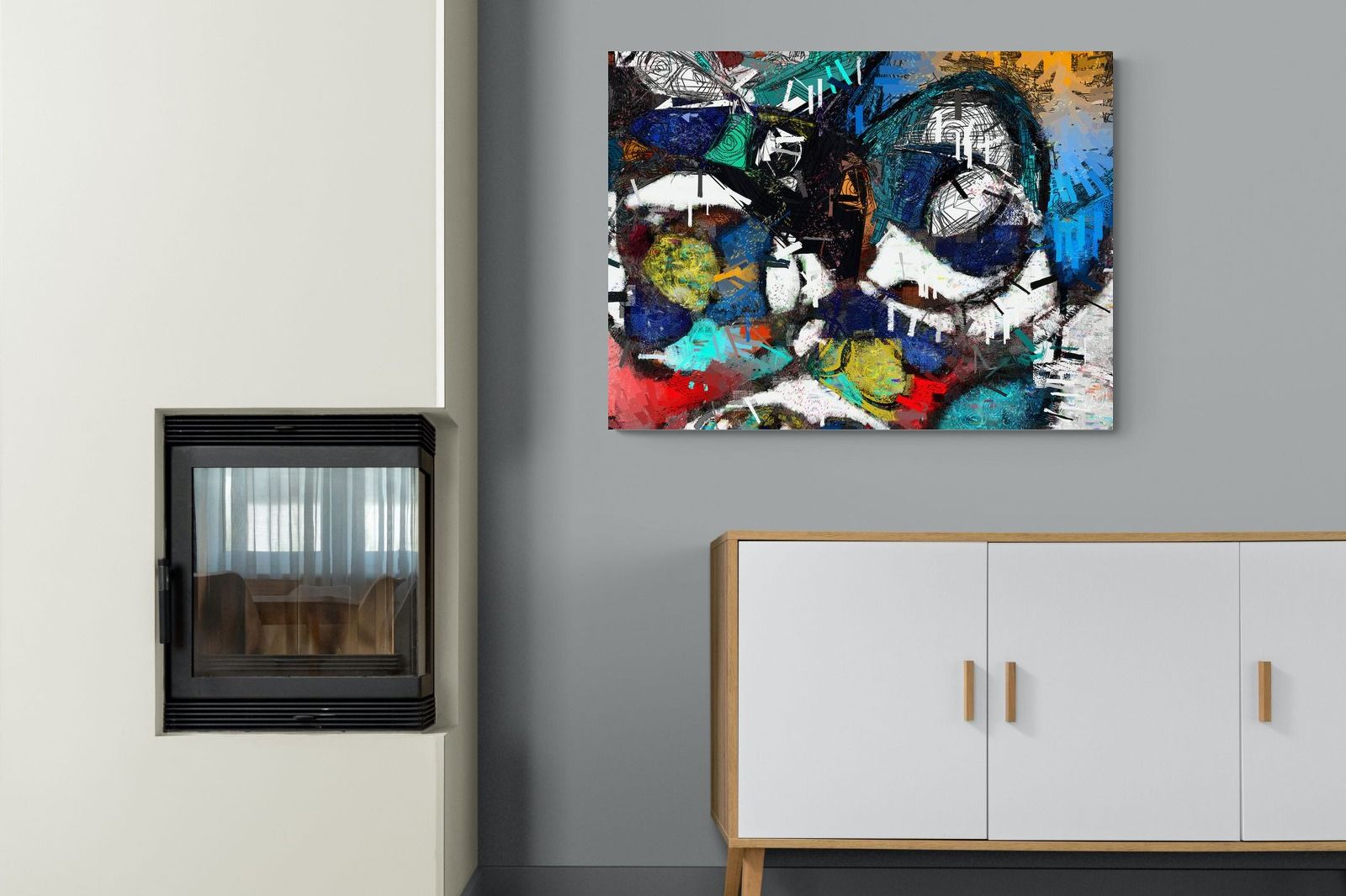 Avant-Garde-Wall_Art-100 x 75cm-Mounted Canvas-No Frame-Pixalot