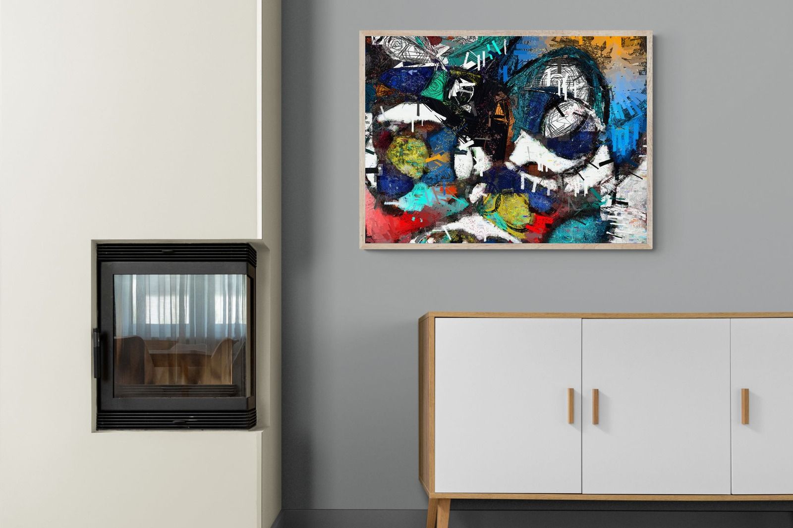 Avant-Garde-Wall_Art-100 x 75cm-Mounted Canvas-Wood-Pixalot
