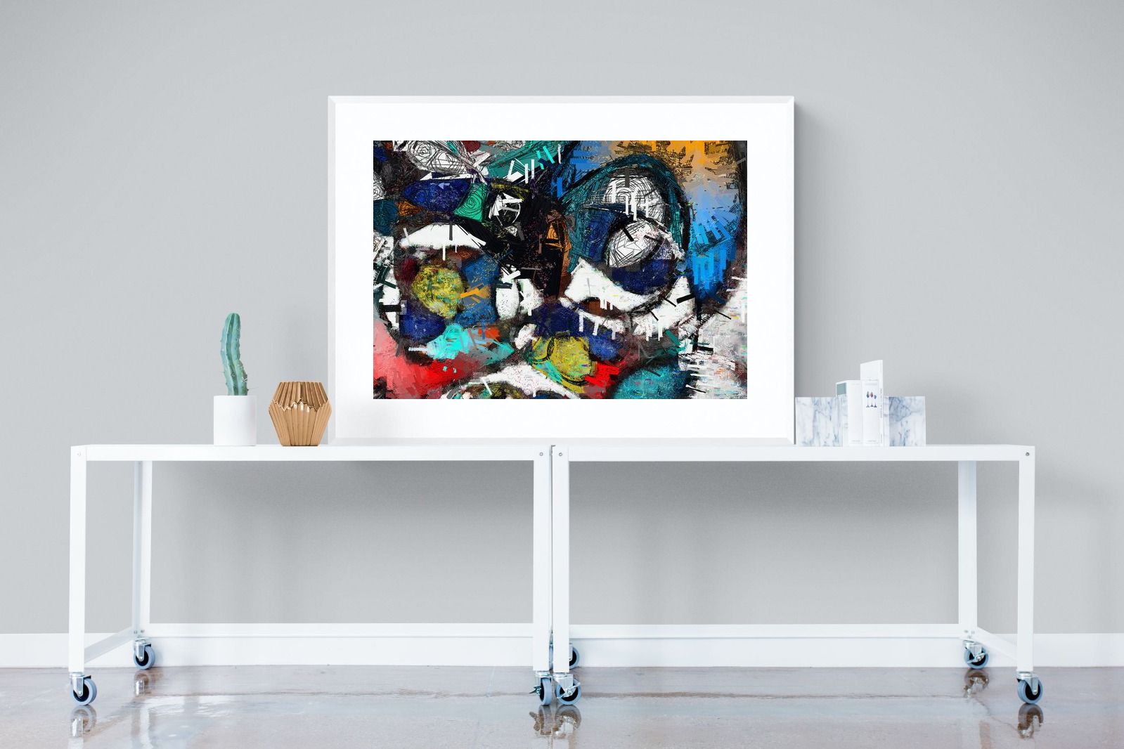 Avant-Garde-Wall_Art-120 x 90cm-Framed Print-White-Pixalot