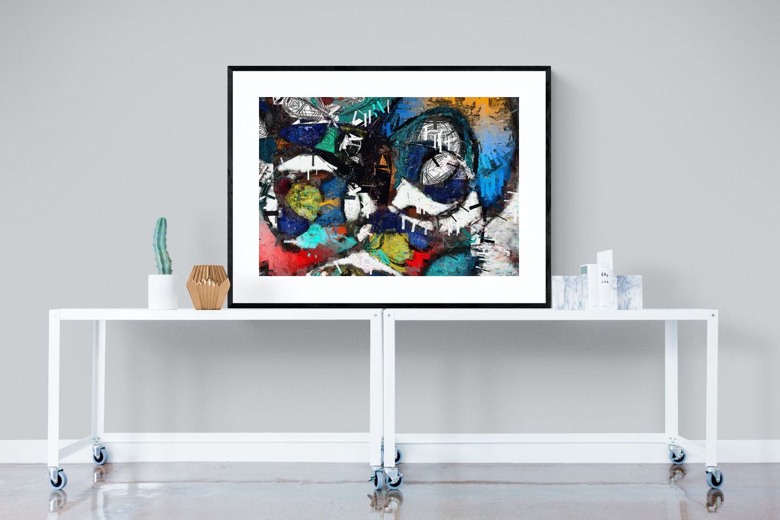 Avant-Garde-Wall_Art-120 x 90cm-Framed Print-Black-Pixalot