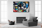 Avant-Garde-Wall_Art-150 x 100cm-Mounted Canvas-Black-Pixalot