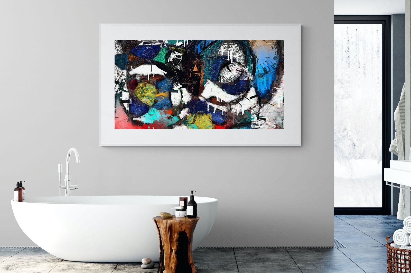 Avant-Garde-Wall_Art-180 x 110cm-Framed Print-White-Pixalot