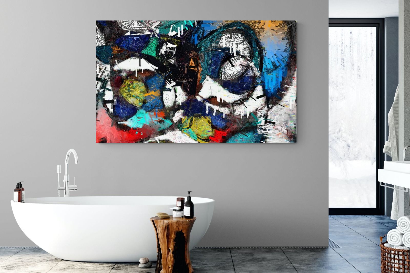 Avant-Garde-Wall_Art-180 x 110cm-Mounted Canvas-No Frame-Pixalot