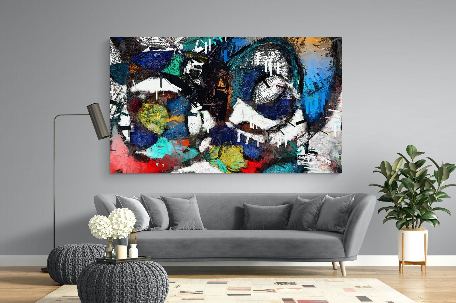 Avant-Garde-Wall_Art-220 x 130cm-Mounted Canvas-No Frame-Pixalot