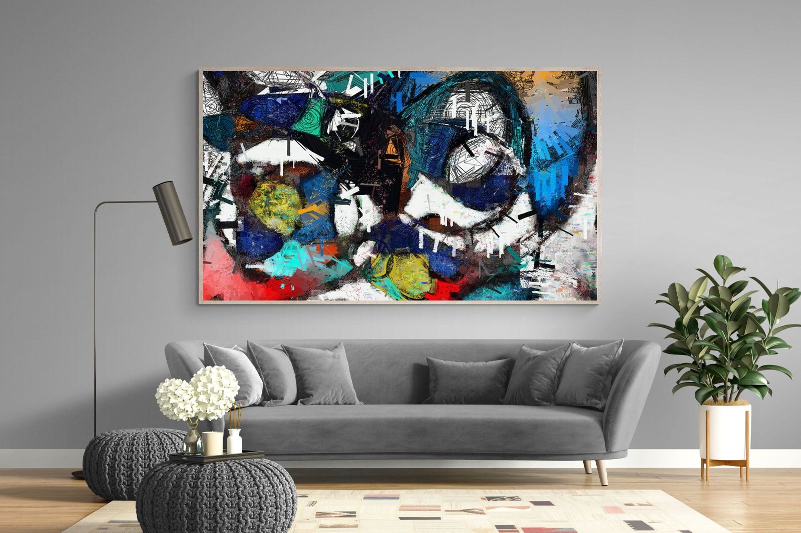 Avant-Garde-Wall_Art-220 x 130cm-Mounted Canvas-Wood-Pixalot