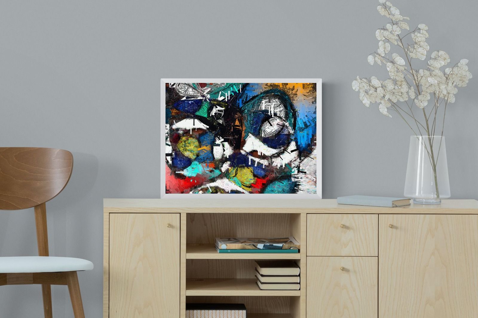 Avant-Garde-Wall_Art-60 x 45cm-Mounted Canvas-White-Pixalot