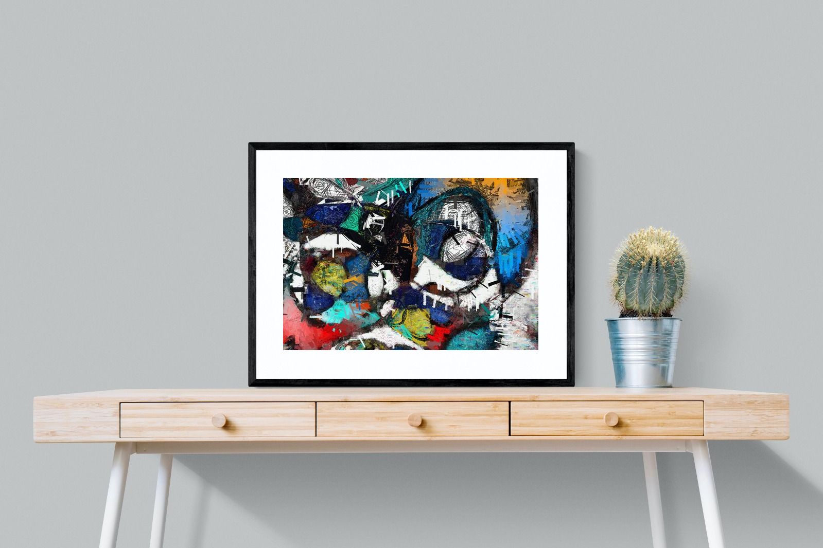 Avant-Garde-Wall_Art-80 x 60cm-Framed Print-Black-Pixalot