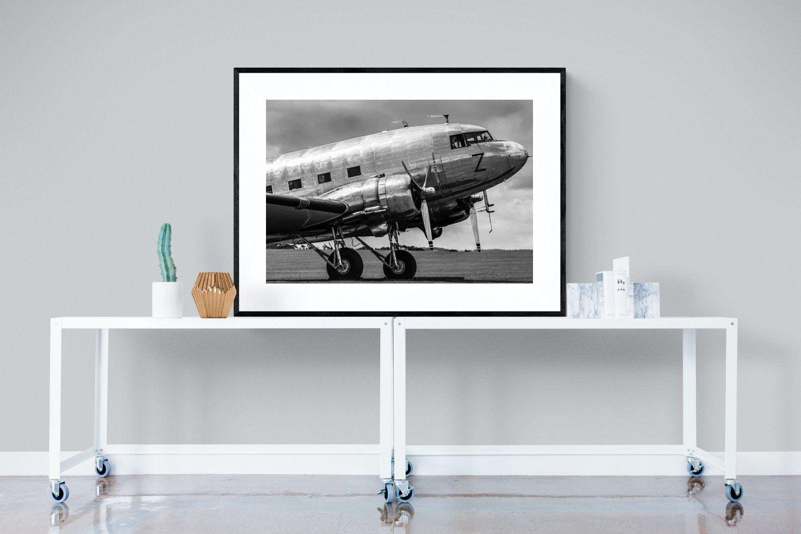 Aviator-Wall_Art-120 x 90cm-Framed Print-Black-Pixalot
