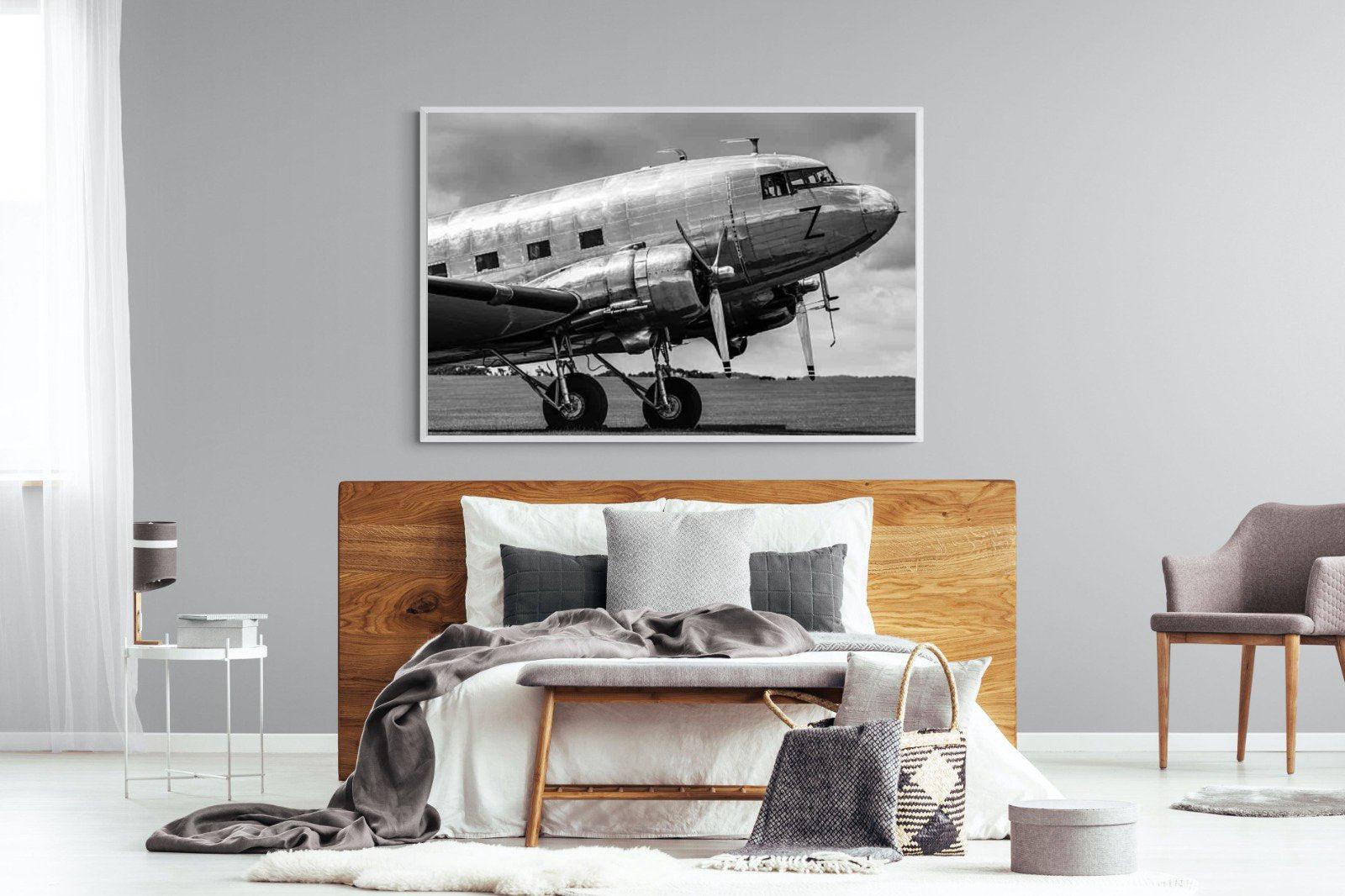 Aviator-Wall_Art-150 x 100cm-Mounted Canvas-White-Pixalot