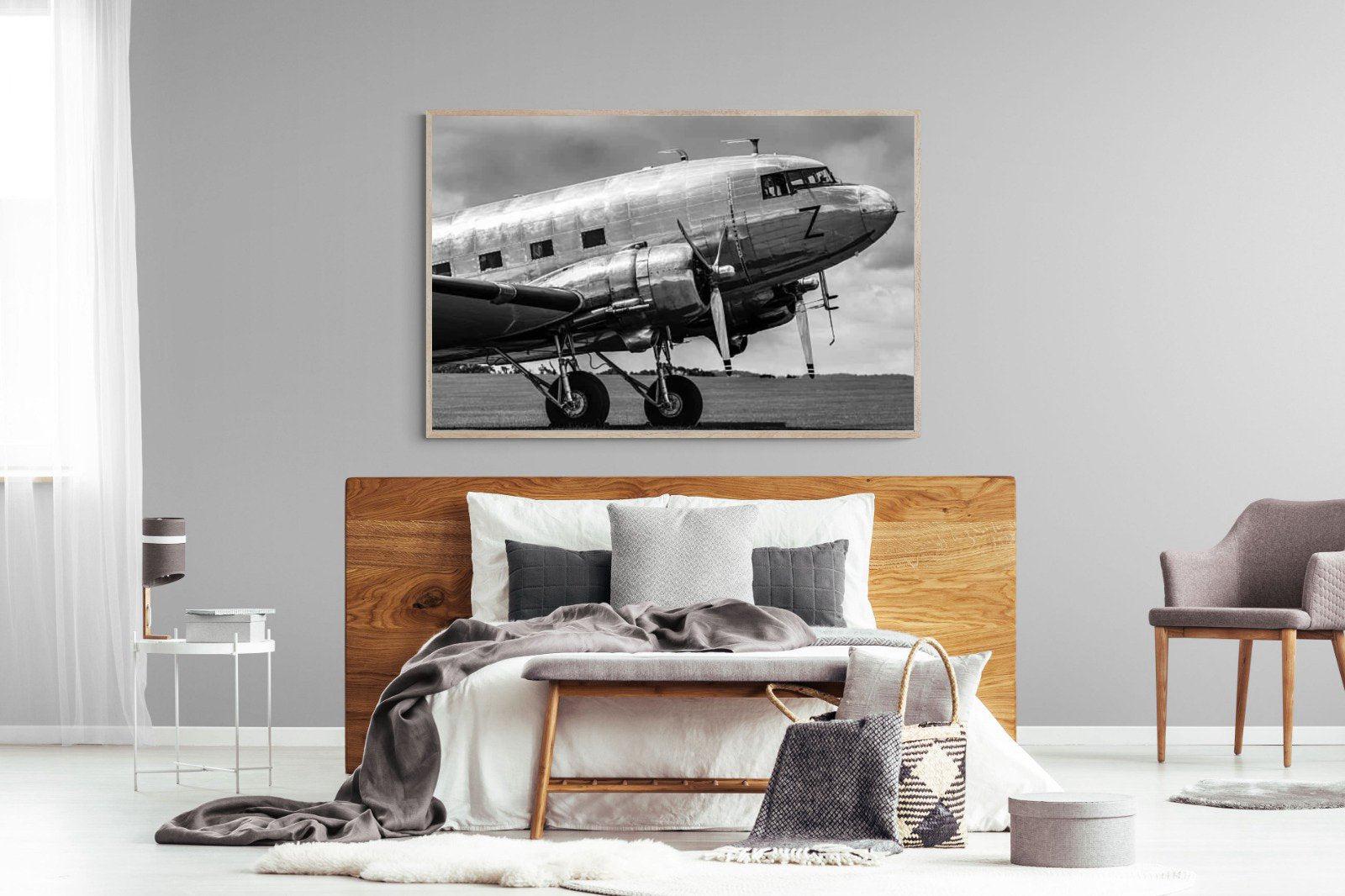 Aviator-Wall_Art-150 x 100cm-Mounted Canvas-Wood-Pixalot