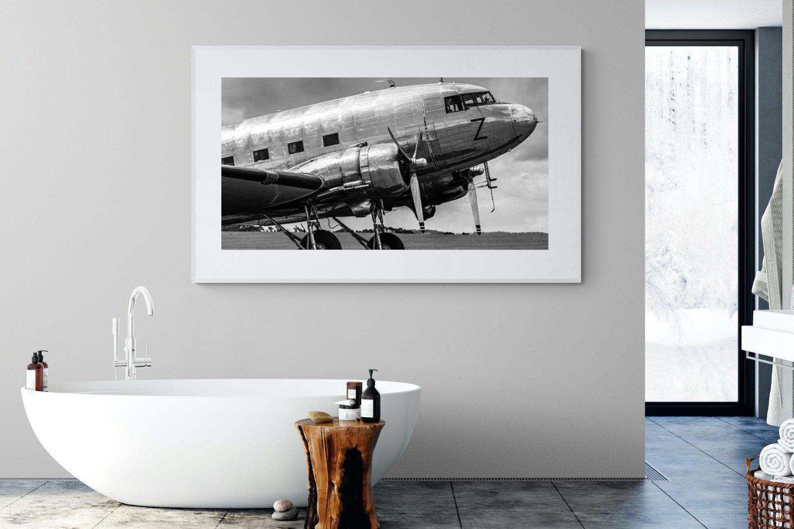 Aviator-Wall_Art-180 x 110cm-Framed Print-White-Pixalot