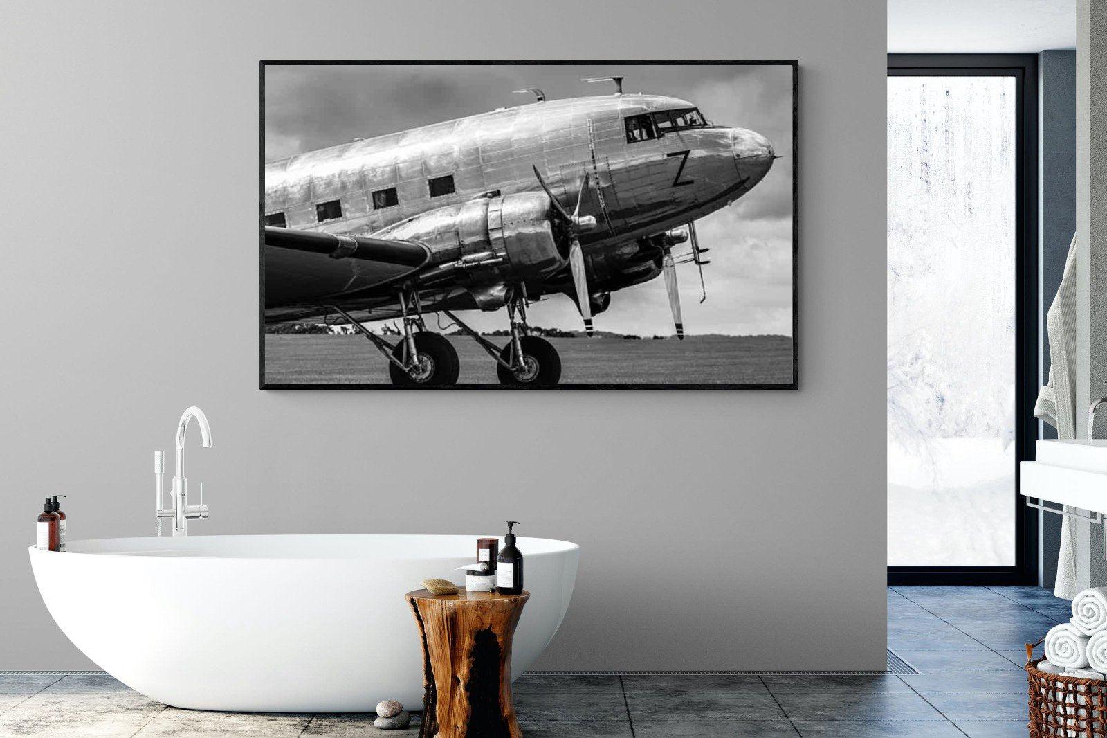 Aviator-Wall_Art-180 x 110cm-Mounted Canvas-Black-Pixalot