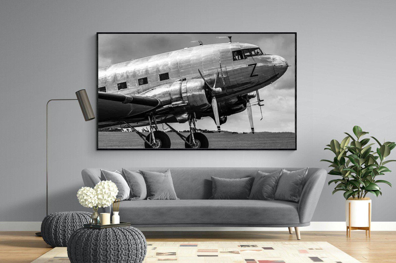 Aviator-Wall_Art-220 x 130cm-Mounted Canvas-Black-Pixalot