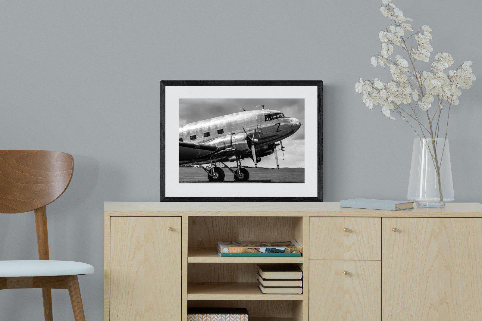 Aviator-Wall_Art-60 x 45cm-Framed Print-Black-Pixalot