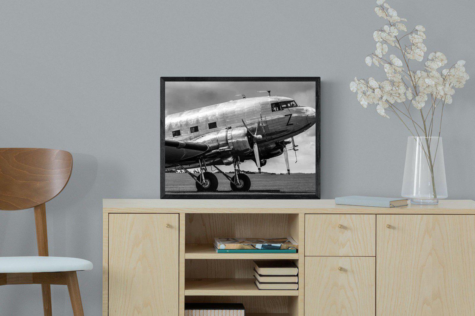 Aviator-Wall_Art-60 x 45cm-Mounted Canvas-Black-Pixalot