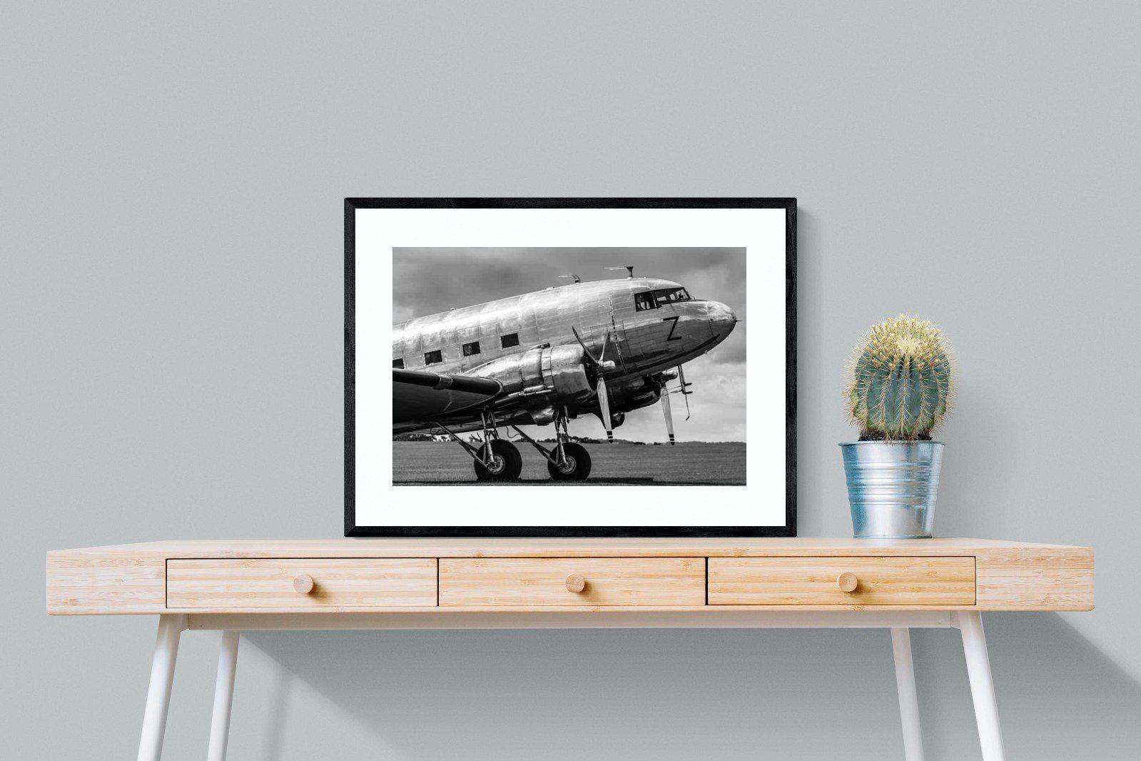 Aviator-Wall_Art-80 x 60cm-Framed Print-Black-Pixalot