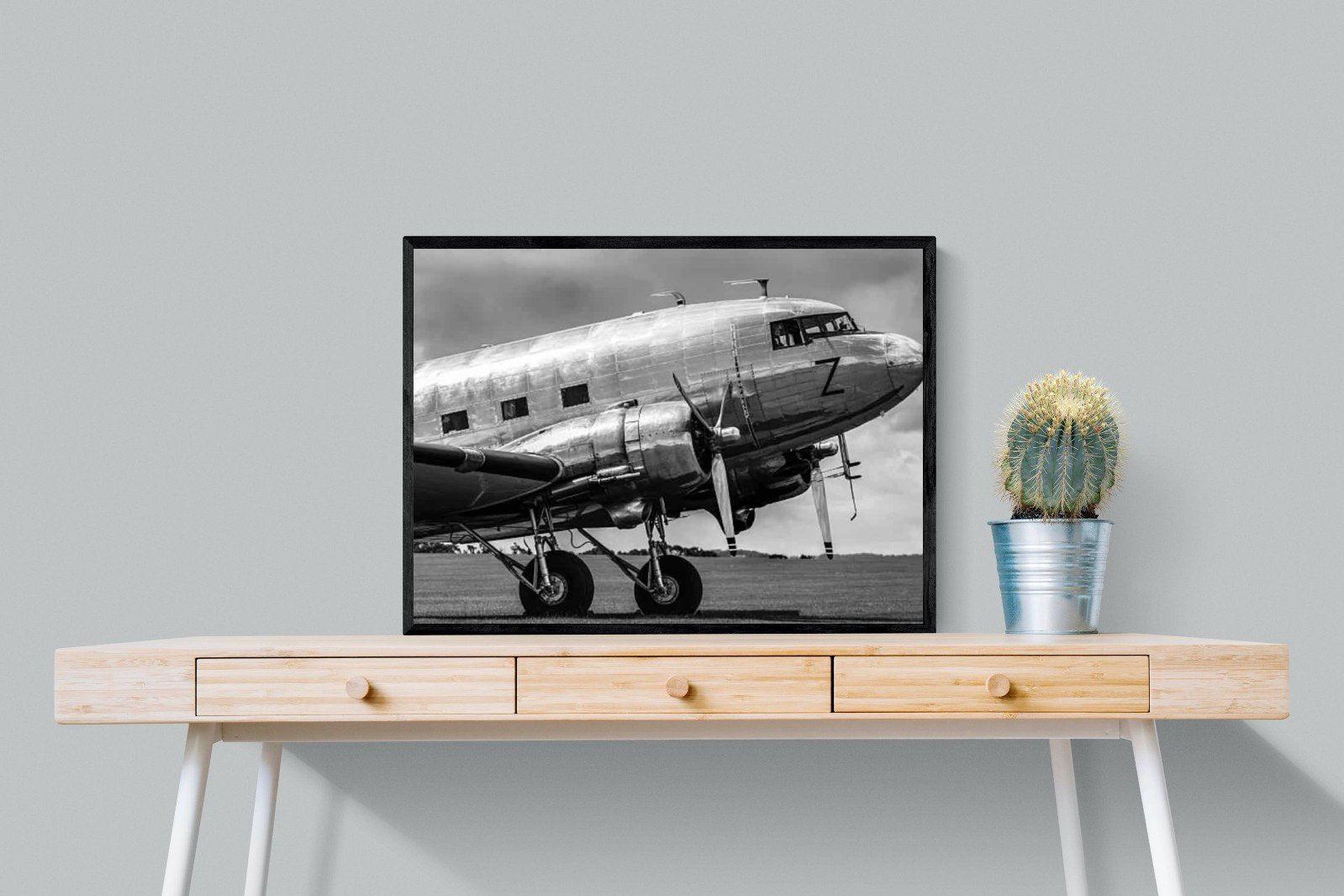 Aviator-Wall_Art-80 x 60cm-Mounted Canvas-Black-Pixalot