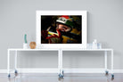 Ayrton Senna-Wall_Art-120 x 90cm-Framed Print-White-Pixalot