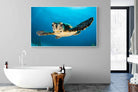 Baby Turtle-Wall_Art-180 x 110cm-Mounted Canvas-White-Pixalot