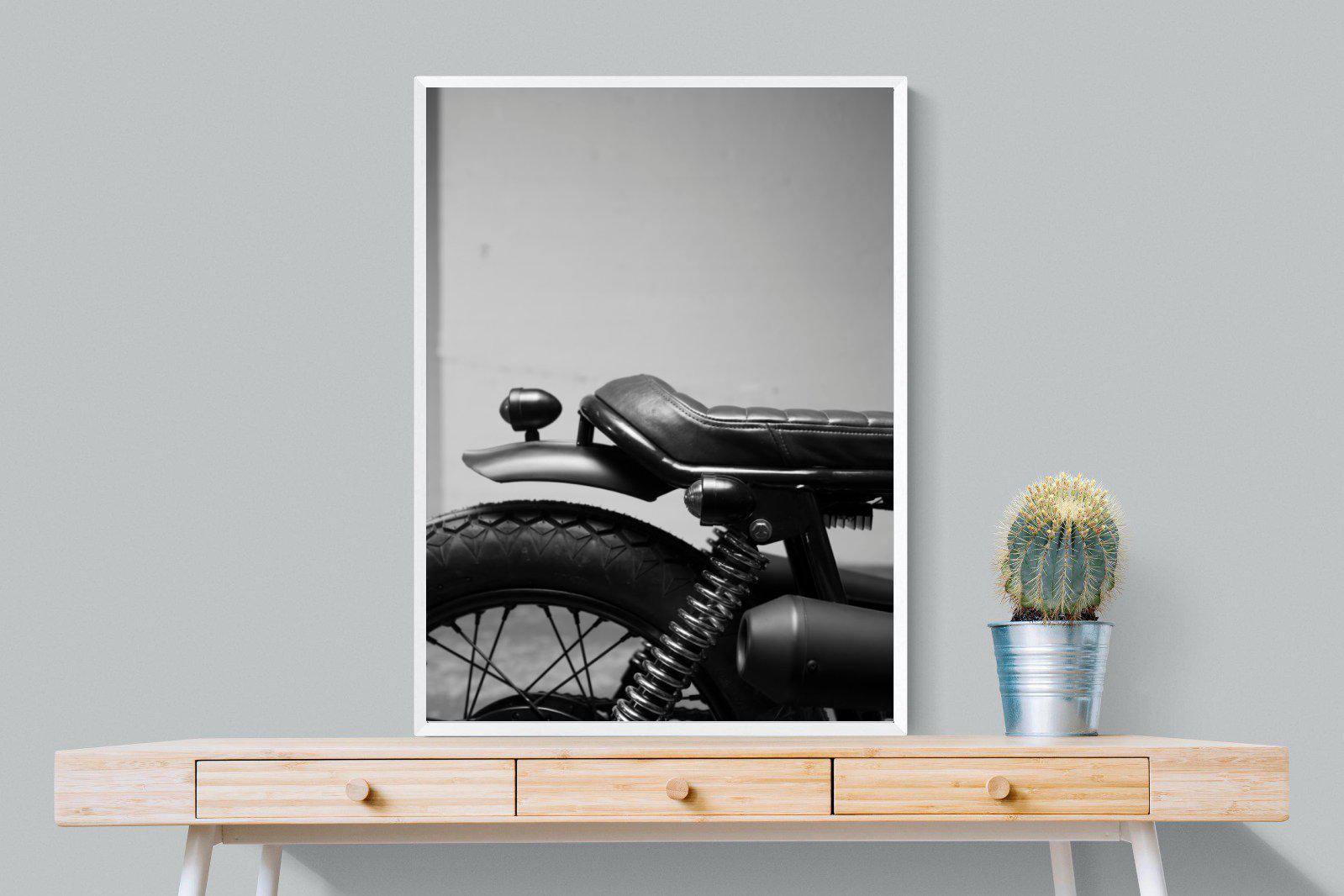 Back Seat Rider-Wall_Art-75 x 100cm-Mounted Canvas-White-Pixalot