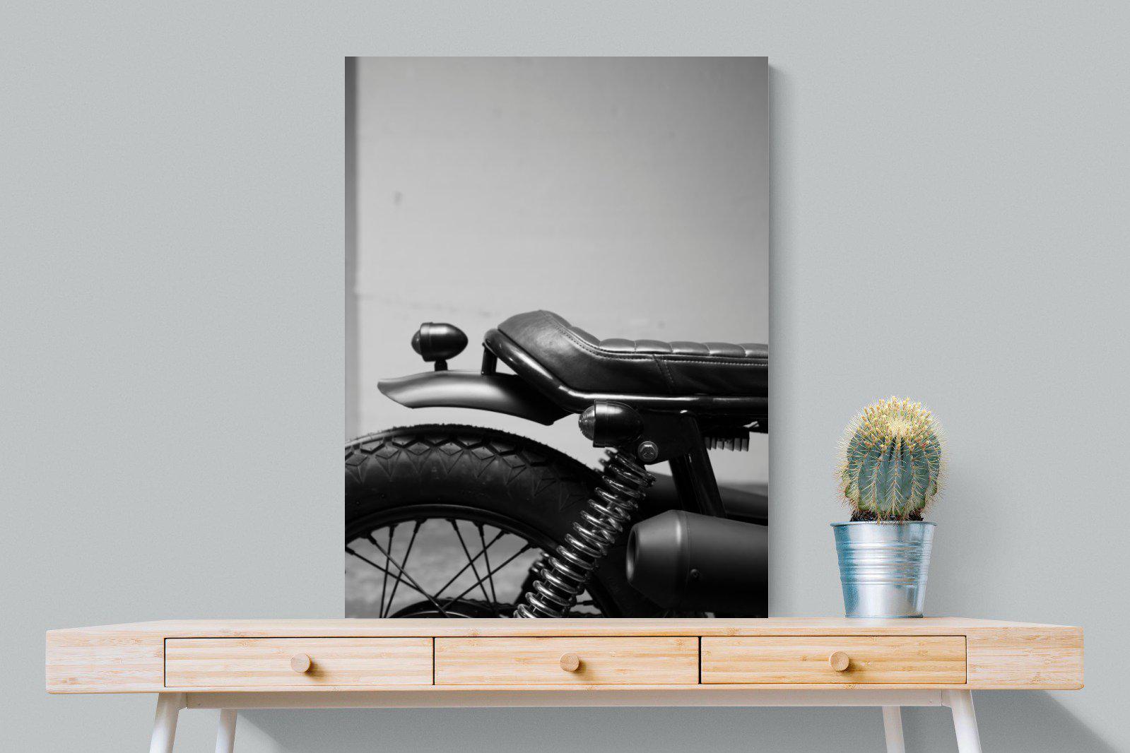 Back Seat Rider-Wall_Art-75 x 100cm-Mounted Canvas-No Frame-Pixalot