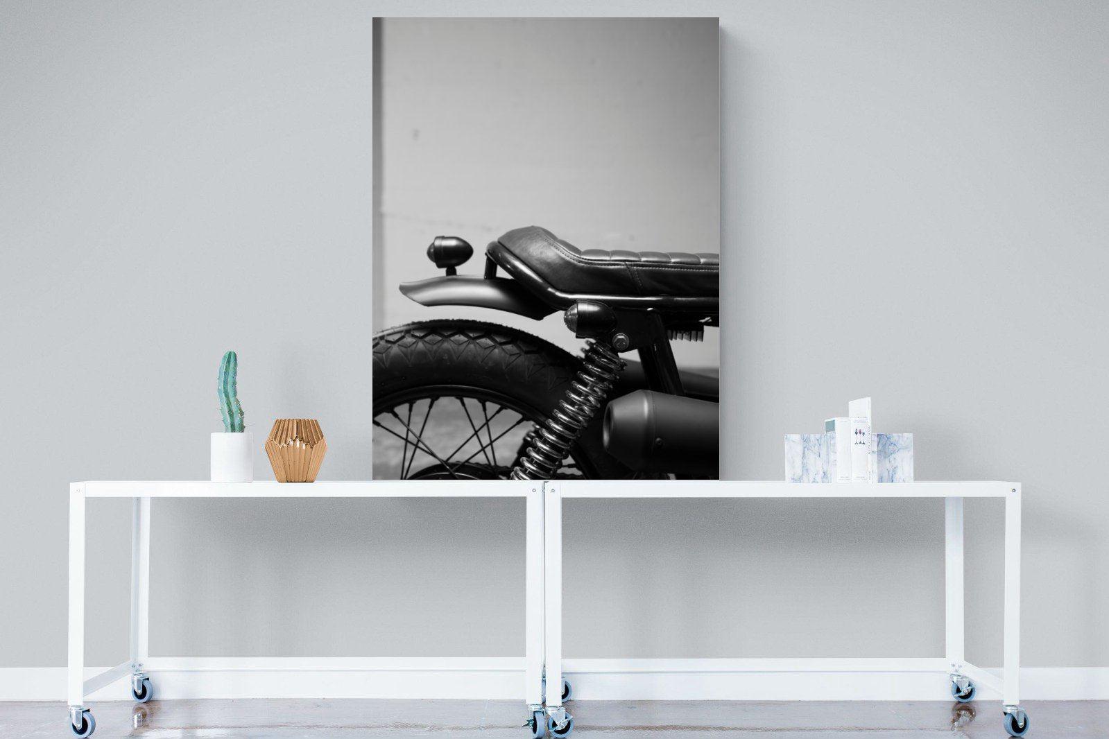 Back Seat Rider-Wall_Art-90 x 120cm-Mounted Canvas-No Frame-Pixalot