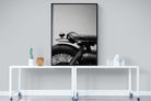 Back Seat Rider-Wall_Art-90 x 120cm-Mounted Canvas-Black-Pixalot
