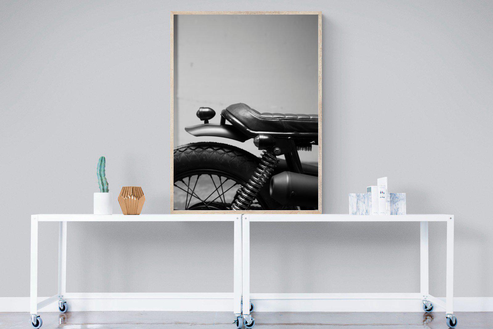 Back Seat Rider-Wall_Art-90 x 120cm-Mounted Canvas-Wood-Pixalot