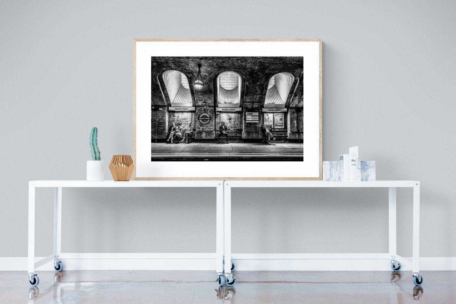Baker Street-Wall_Art-120 x 90cm-Framed Print-Wood-Pixalot