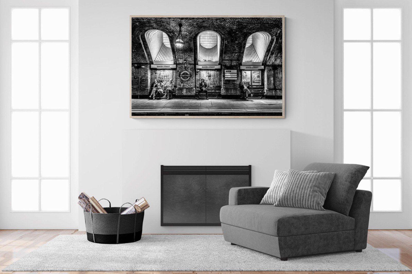 Baker Street-Wall_Art-150 x 100cm-Mounted Canvas-Wood-Pixalot