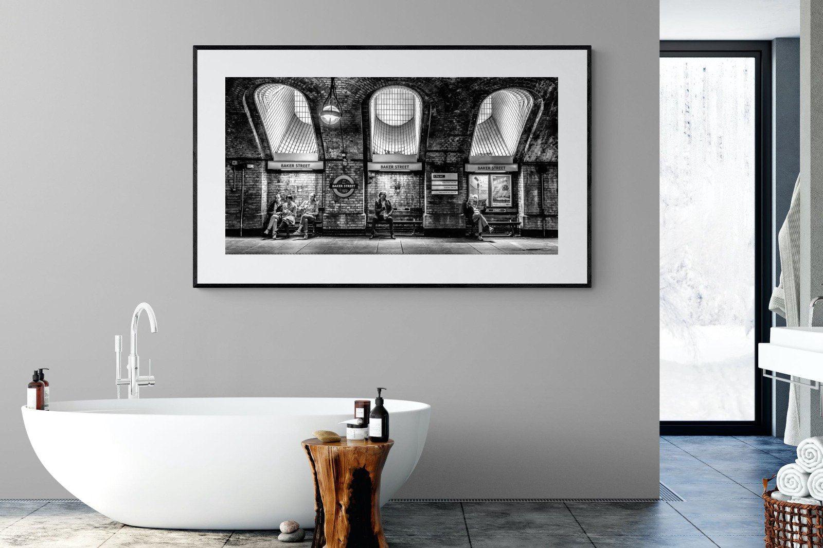Baker Street-Wall_Art-180 x 110cm-Framed Print-Black-Pixalot