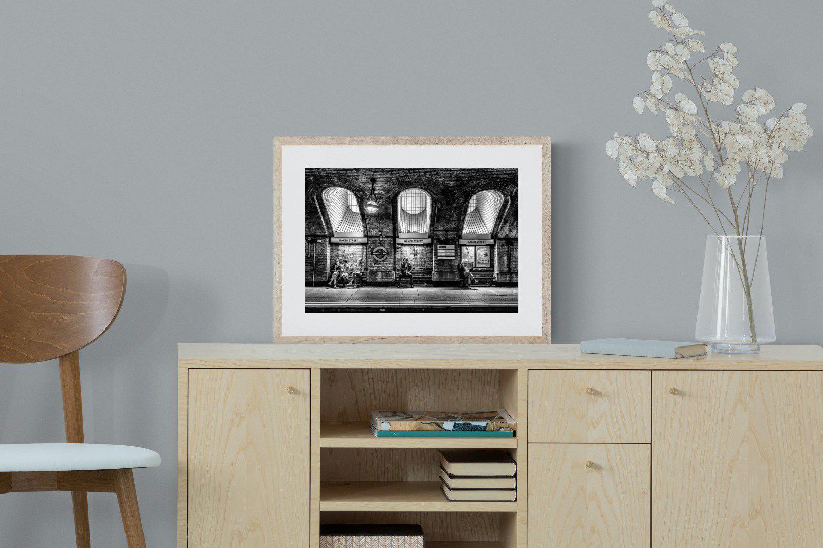 Baker Street-Wall_Art-60 x 45cm-Framed Print-Wood-Pixalot