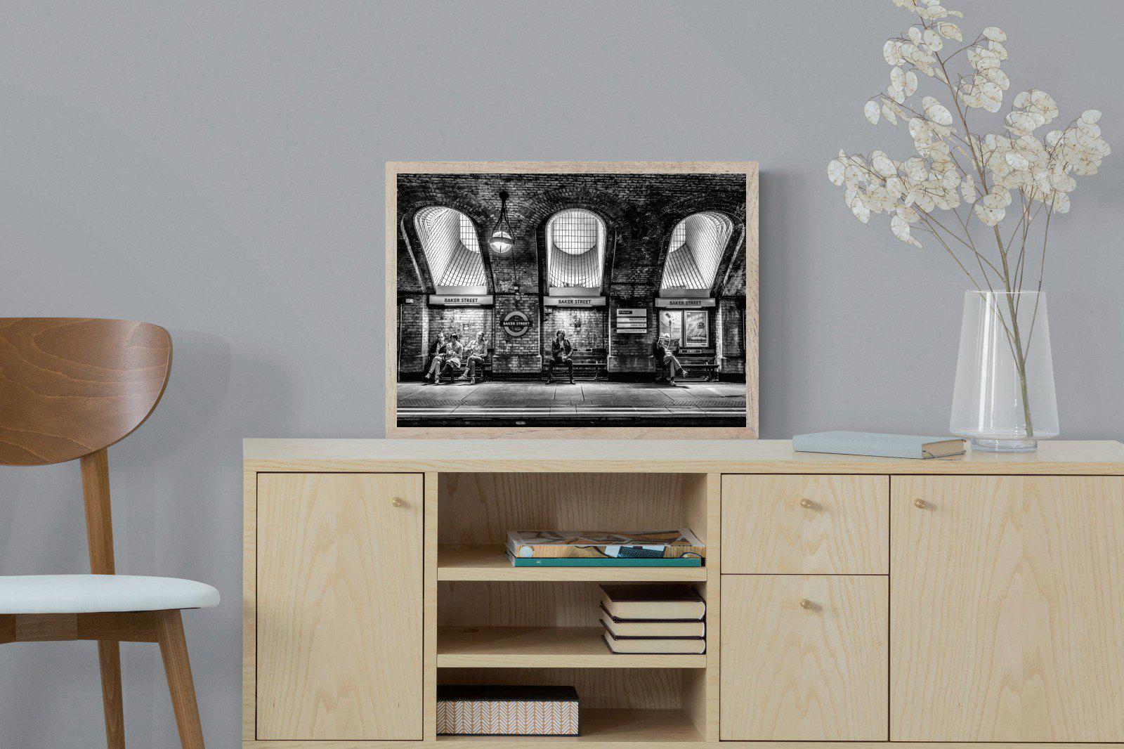 Baker Street-Wall_Art-60 x 45cm-Mounted Canvas-Wood-Pixalot