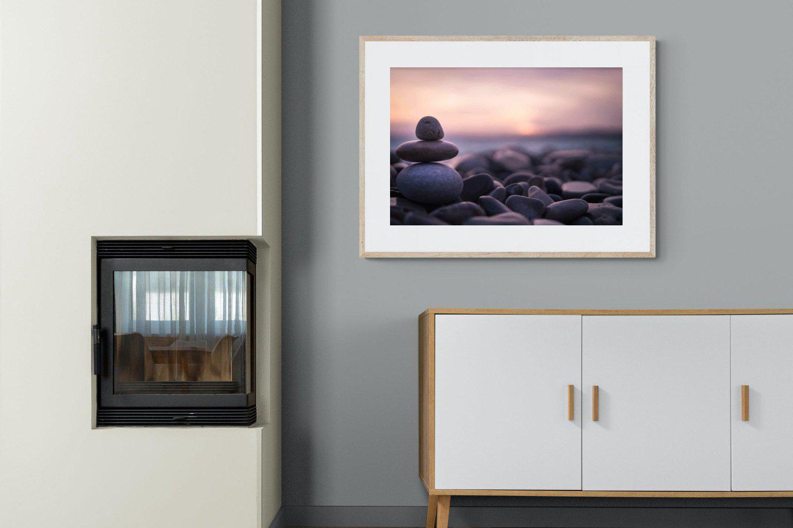 Balanced-Wall_Art-100 x 75cm-Framed Print-Wood-Pixalot