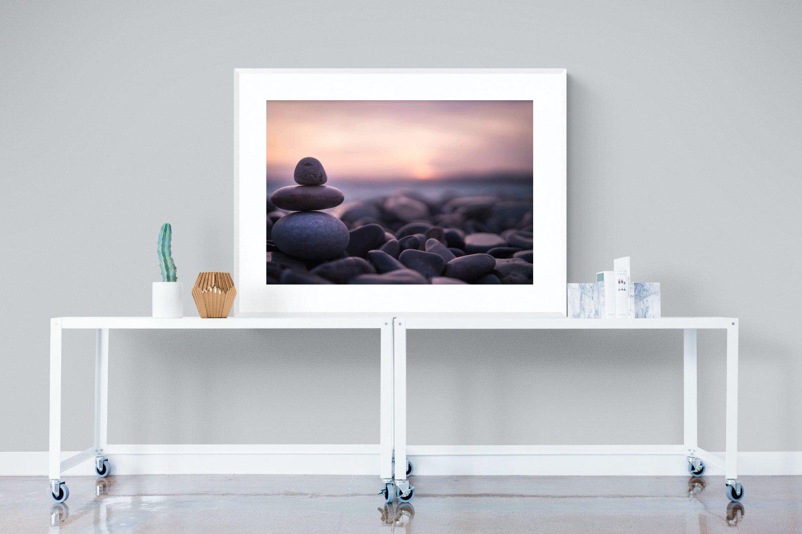 Balanced-Wall_Art-120 x 90cm-Framed Print-White-Pixalot