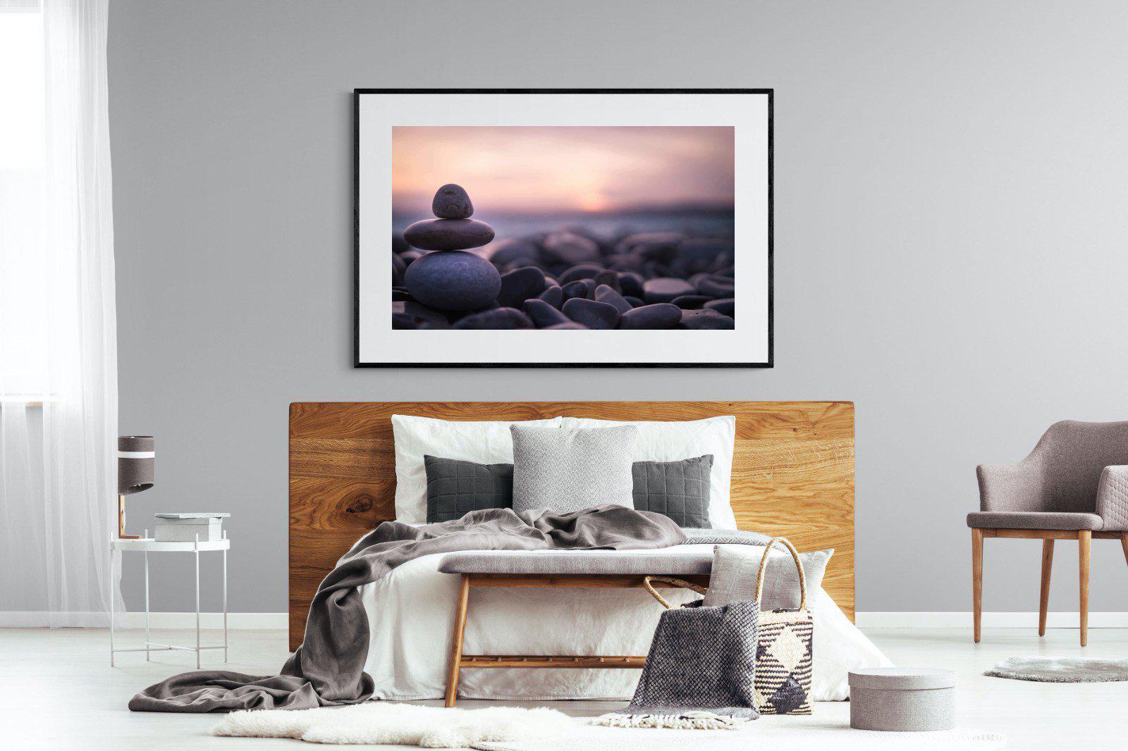 Balanced-Wall_Art-150 x 100cm-Framed Print-Black-Pixalot
