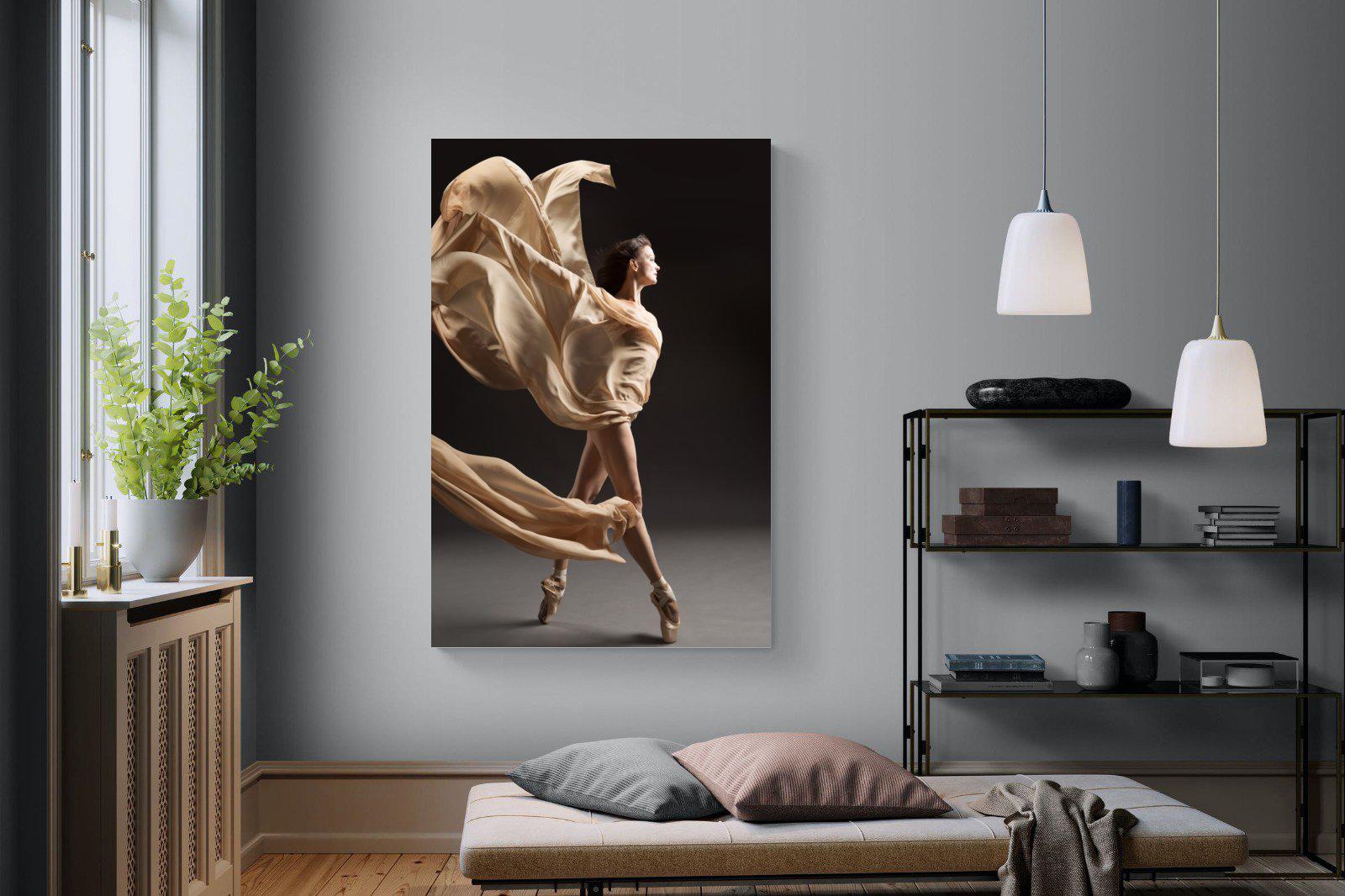 Ballerina Drama-Wall_Art-120 x 180cm-Mounted Canvas-No Frame-Pixalot