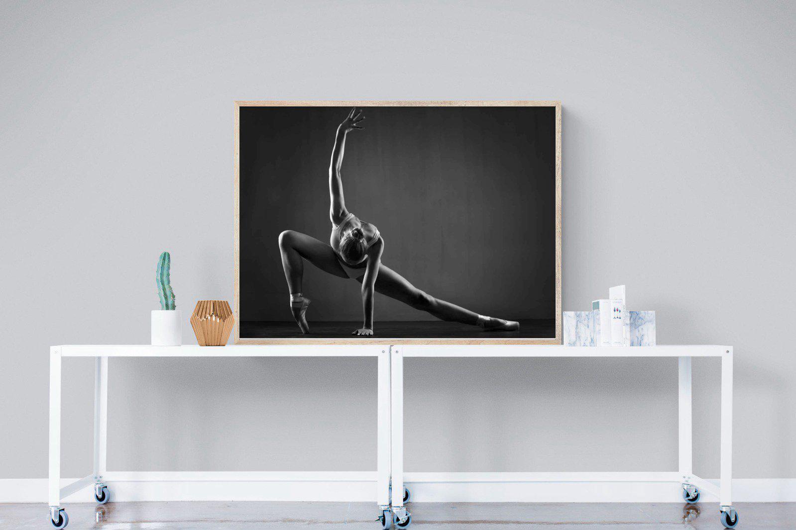 Ballerina-Wall_Art-120 x 90cm-Mounted Canvas-Wood-Pixalot