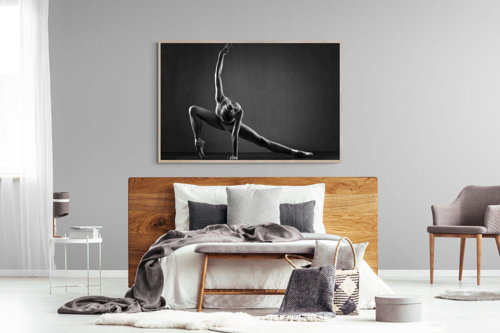 Ballerina-Wall_Art-150 x 100cm-Mounted Canvas-Wood-Pixalot
