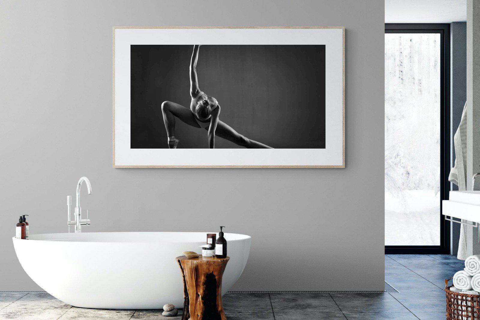 Ballerina-Wall_Art-180 x 110cm-Framed Print-Wood-Pixalot