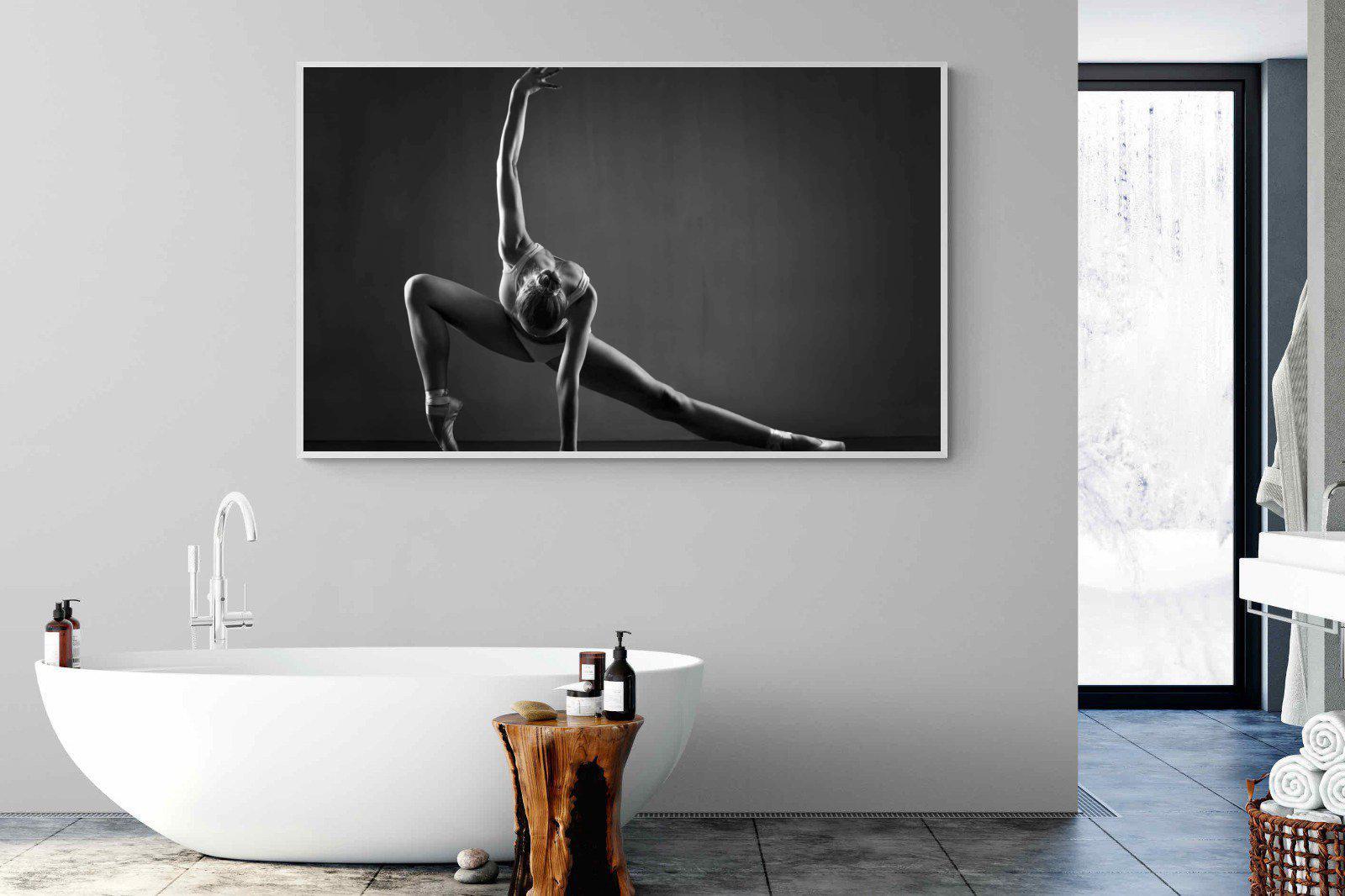 Ballerina-Wall_Art-180 x 110cm-Mounted Canvas-White-Pixalot
