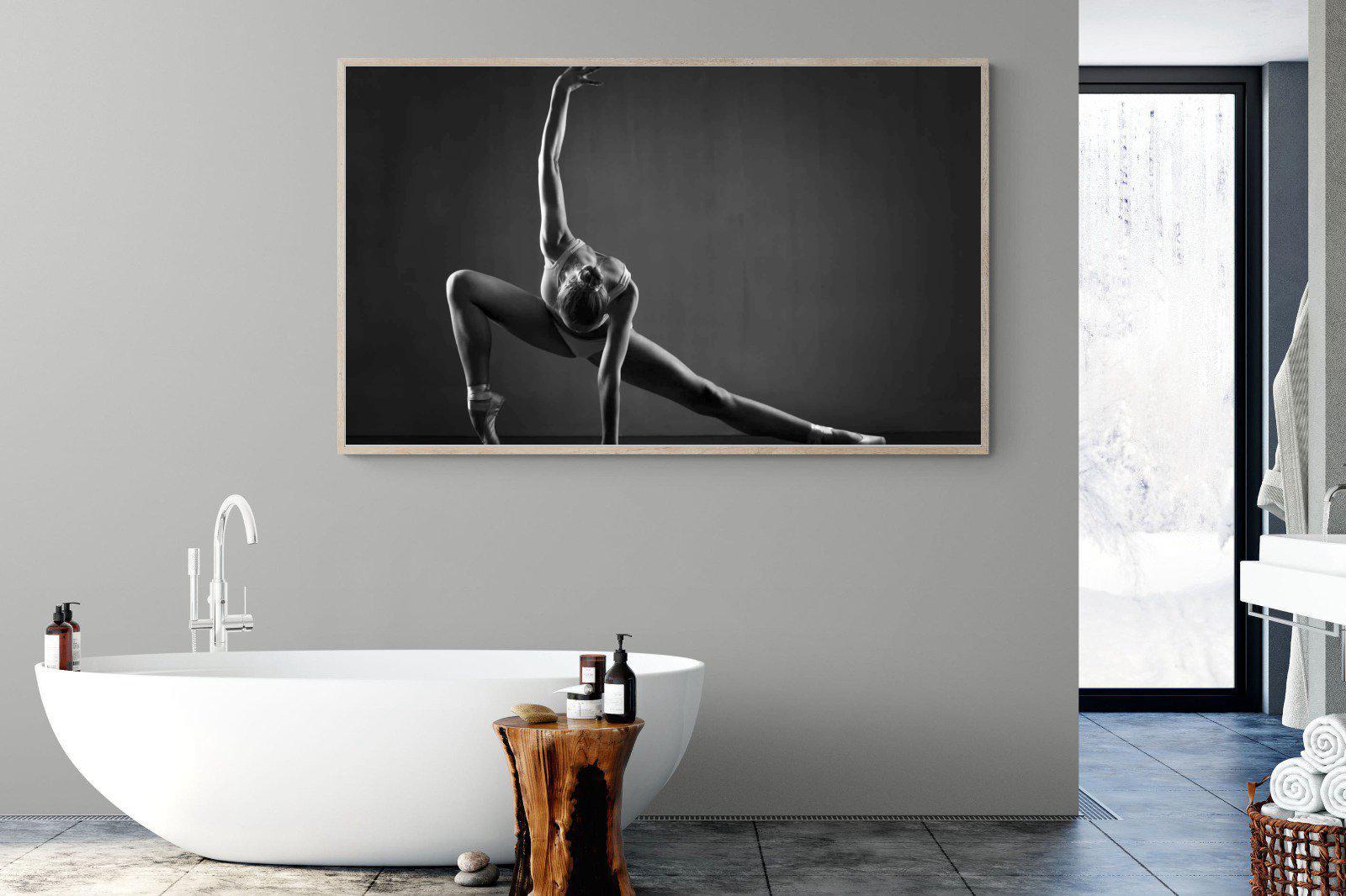 Ballerina-Wall_Art-180 x 110cm-Mounted Canvas-Wood-Pixalot