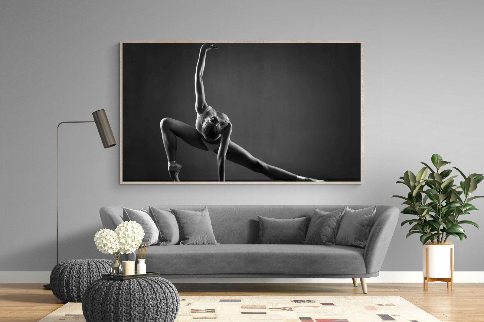Ballerina-Wall_Art-220 x 130cm-Mounted Canvas-Wood-Pixalot