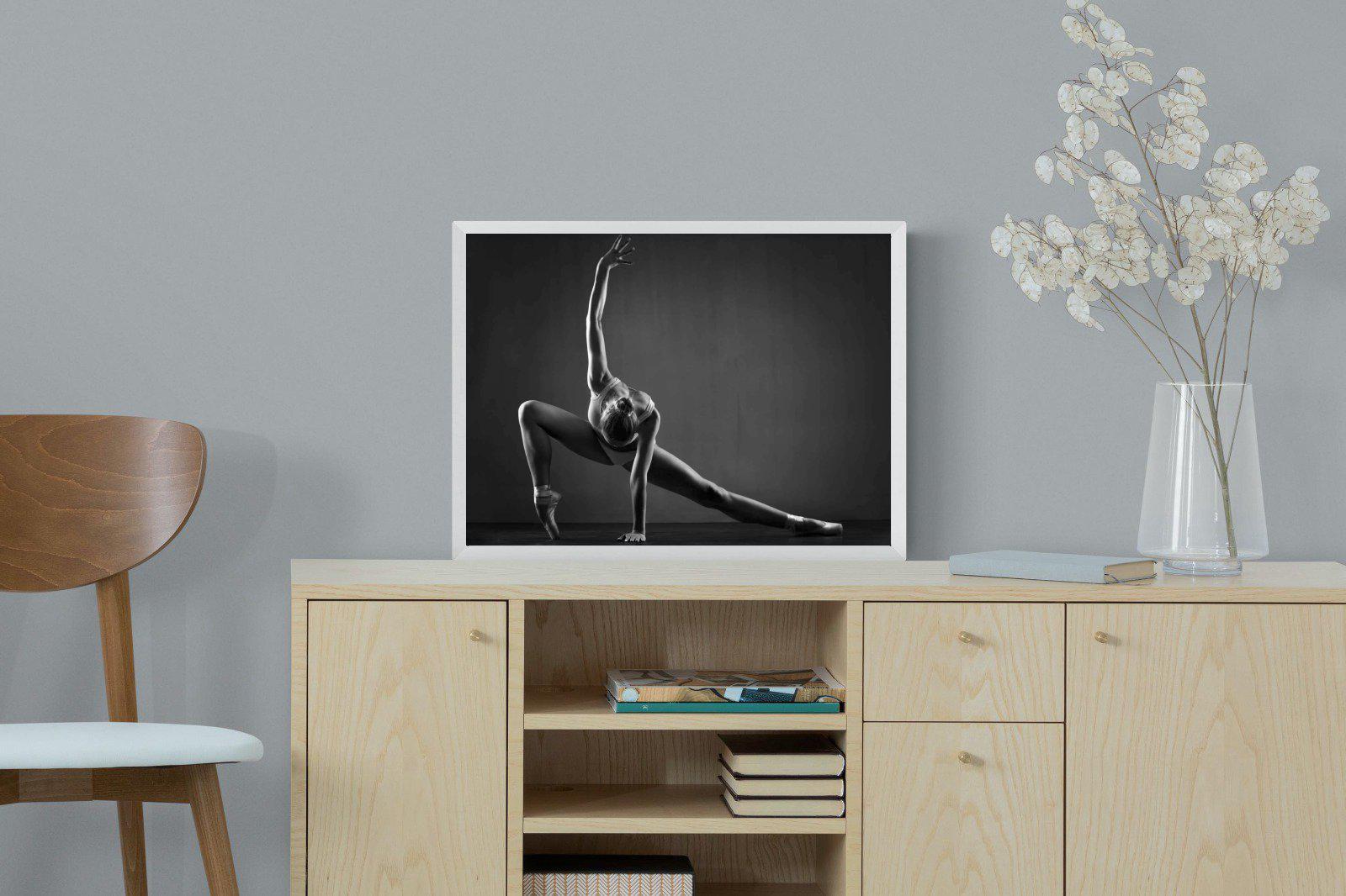 Ballerina-Wall_Art-60 x 45cm-Mounted Canvas-White-Pixalot