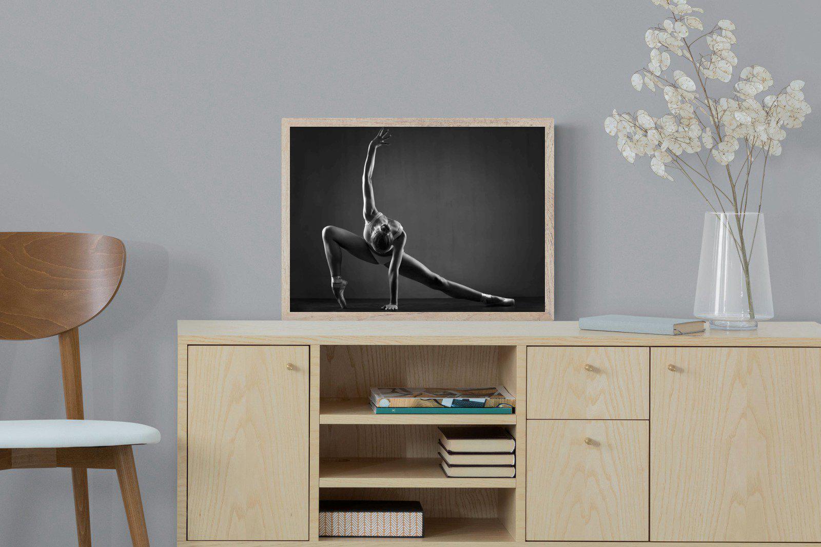 Ballerina-Wall_Art-60 x 45cm-Mounted Canvas-Wood-Pixalot