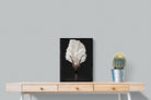 Ballerina Pose-Wall_Art-45 x 60cm-Mounted Canvas-Black-Pixalot